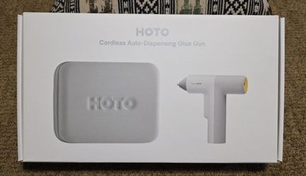 New HOTO Cordless Auto Dispensing Glue Tool w 60 Glue Sticks