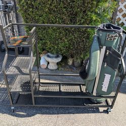 Golf club organizer caddy