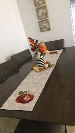 fall table runner 