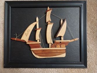 Cuba ship artwork wall art