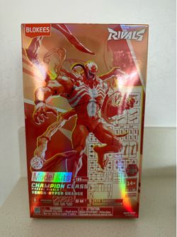 2026 SDCC Exclusive Marvel Rivals Venom Hyper Orange Champion (Limited Edition: 3000 pieces) Blokees