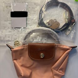 Mini Pink And Brown Bag 