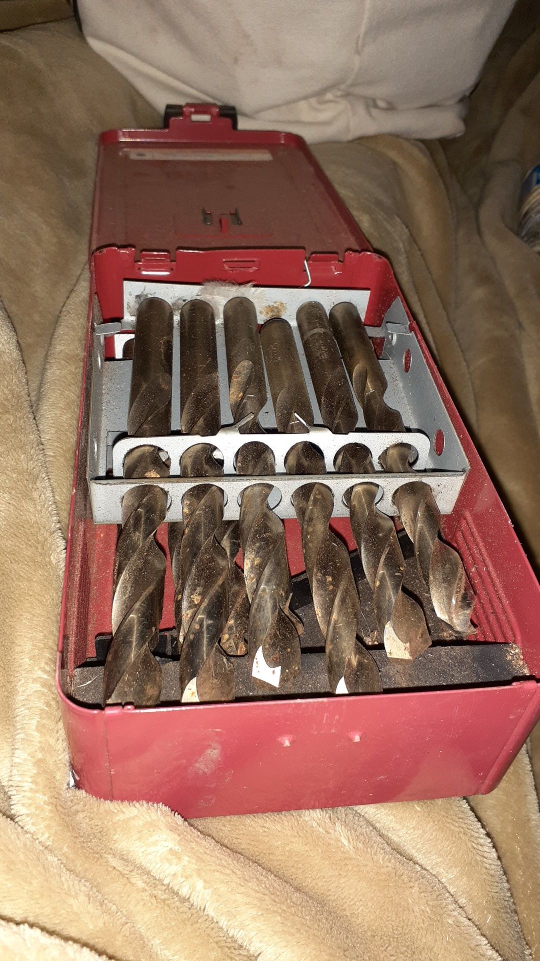 Snap-on drill bit set with warranty