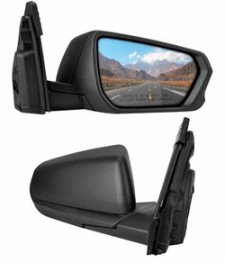 Right Passenger Side Rear View Mirror Replacement for Chevrolet Chevy Equinox 2018-2024, for GMC Terrain 2018-2024- Rearview Mirrors Assembly with 5Pi