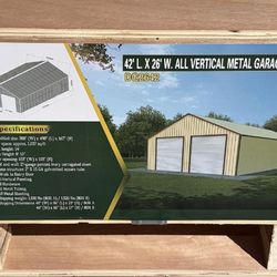 New Galvanized Metal Garages & Sheds