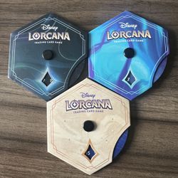 SET OF 3 Disney Lorcana League Lore Counters 