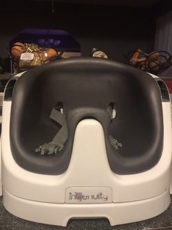 Ingenuity Baby Booster Seat with Straps and Pullout Tray