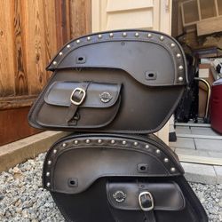 Motorcycle Viking Saddlebags