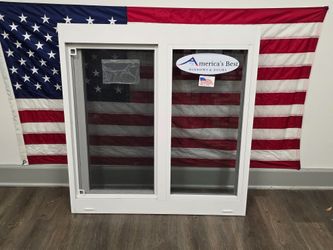 37 x 38 White Tint Impact Glass