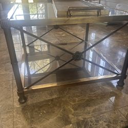 Matching Coffee And Console Table 
