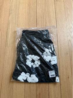 Black Denim Tear Shorts