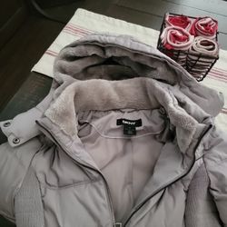 Full Length DkNY Jacket Size Medium
