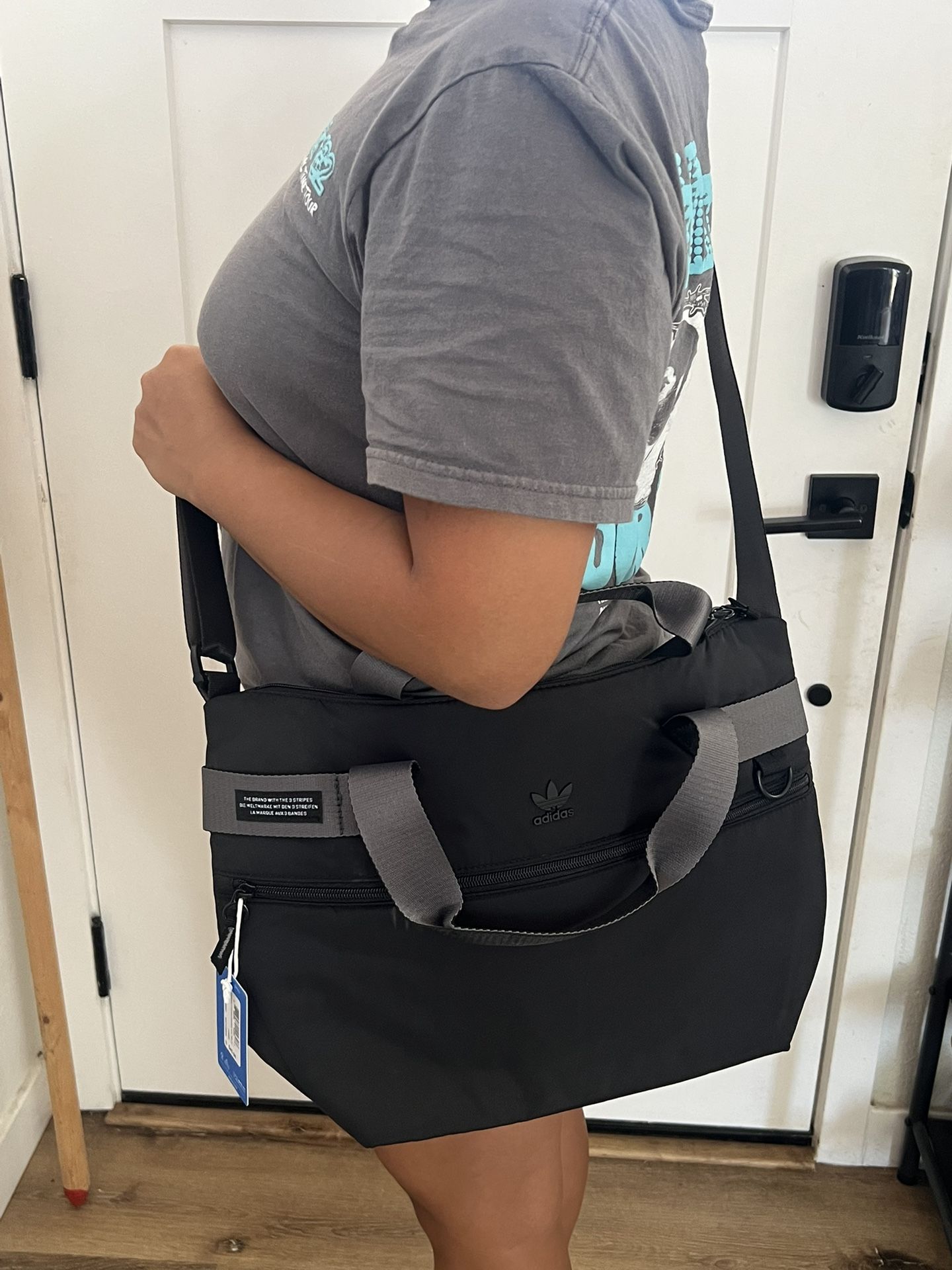 NEW Adidas over the shoulder shopper tote
