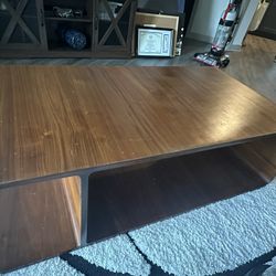 Wood coffee table 