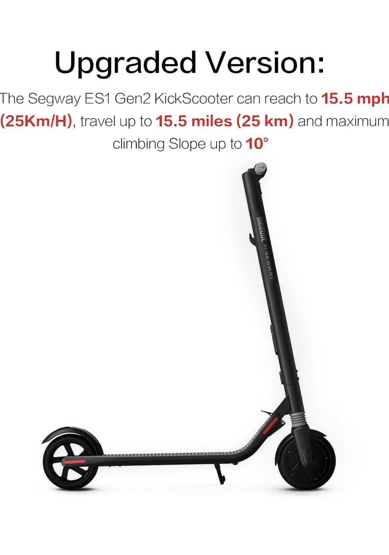 New in box Segway Ninebot ES1 Electric Kick Scooter, Lightweight