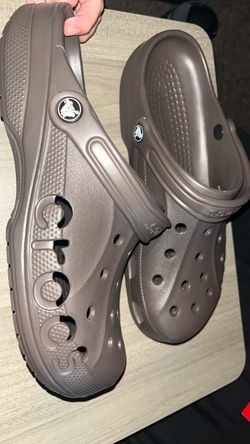 Dark Brown Men Crocs