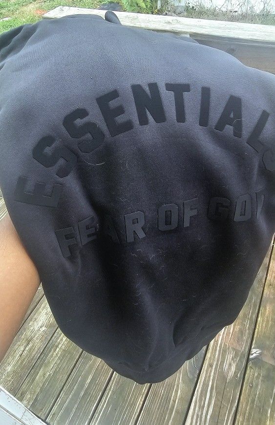 Essentials Hoodie FOG Jet Black