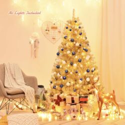 6 ft Gold Artificial Christmas Tree