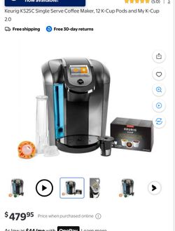 Silver, Gray Keurig K525C