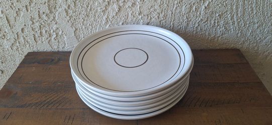 DENBY DINNER PLATES / LOT OF 6 / ENGLAND