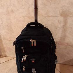 $35
Multi Pocket 
Rolling BackPack 
With Telescoping Handle & Wheels