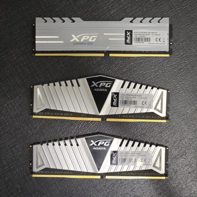 RAM 24GB DDR4 @ 3000MHz (8+8+8)