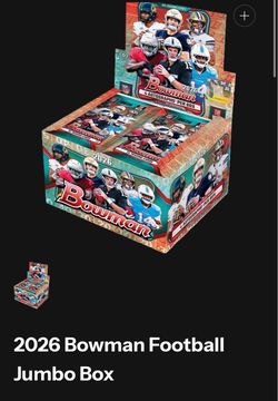 2026 Bowman Football Jumbo Box