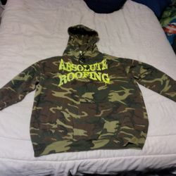 Camo Hoodie From Absolute Roofing. 2xL.