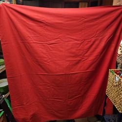 5' x 5' Red Table Cloth