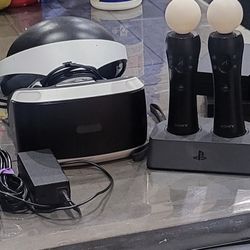 Ps4 Vr -working- Full Set-camera-controllers-stand