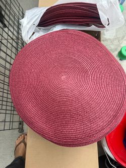 Round placemats (RED)