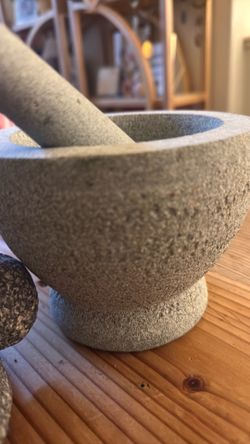 Vintage Mexican molcajetes