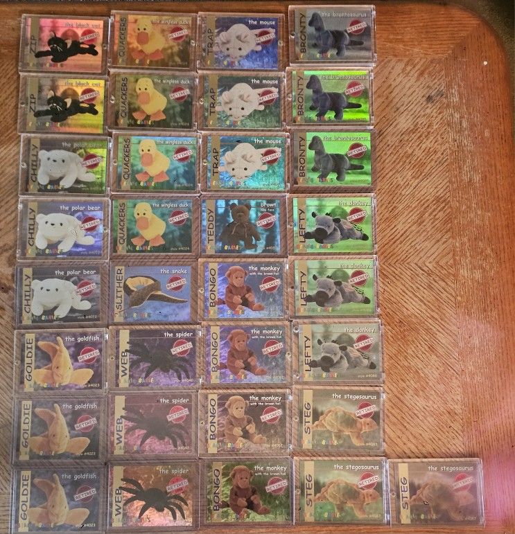 Beanie Babies Cards 1998