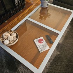 Coffee Table With Shelf Storage 
