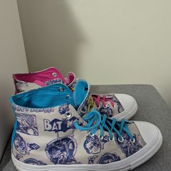 Converse Batman 80th Anniversary Chinatown Market sneakers. Chuck Taylor All-Stars. Size 12.