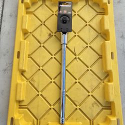 Powerbuilt Long Reach Ratchet 20 Inch Length, 3/4 Inch Drive, Spiral-Machined Handle, 9 Degree Rotation, Reversible Switch Hand Tool