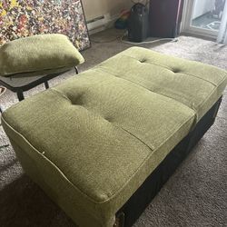 Convertible Sleeper Chair-Ottoman!
