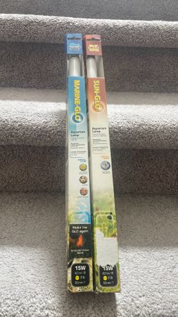 Fish tank light bulb 18” 15W. 1” diameter