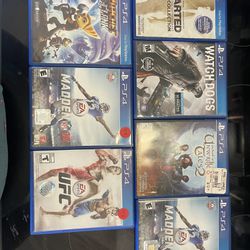 PS4 Games  All 7 For $15 