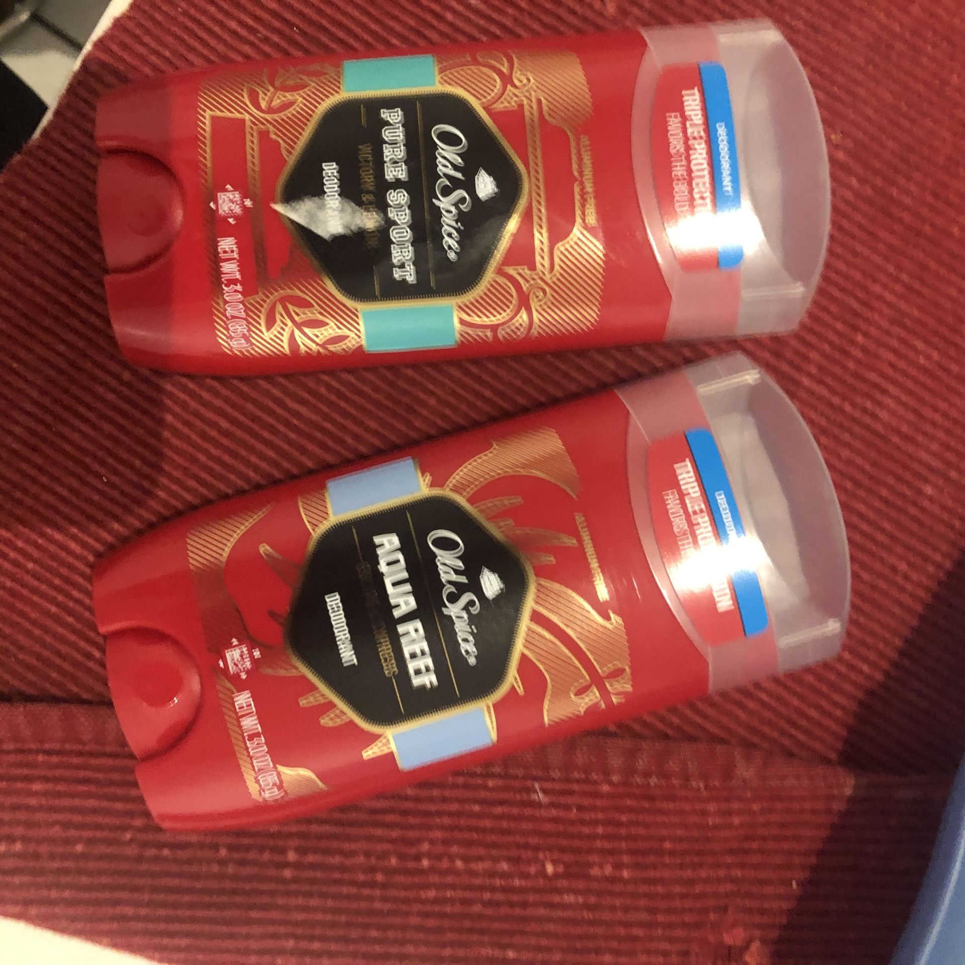Old spice deodorant sticks and deodorant gel