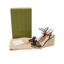 Authentic Gucci Espadrille Shoes 