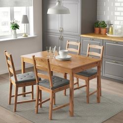 Dining Table Set (Table + 4 Chairs + 4  Cushions)