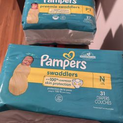 Preemie And Newborn Pampers Swaddles