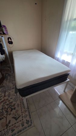 FREE!!! Twin Sized Bed + Topper + Frame