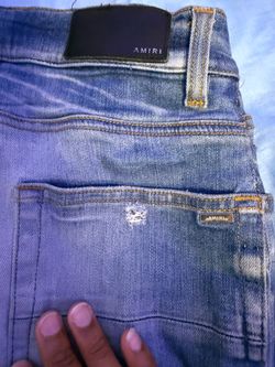 Indigo white mx1 amiri jeans size 29