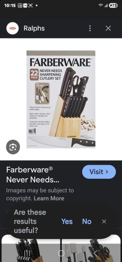 Farberware  22 Pc  Cutlery Set