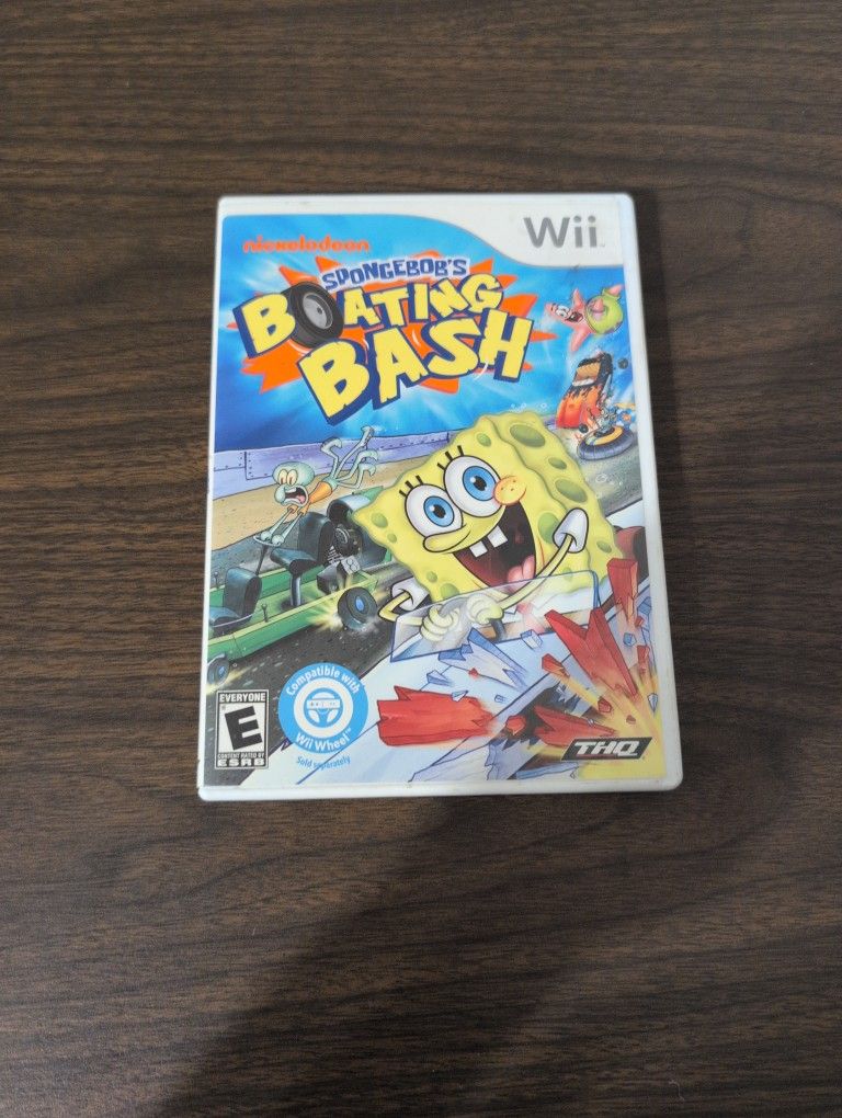 Nintendo Wii SpongeBob Boating Bash Complete