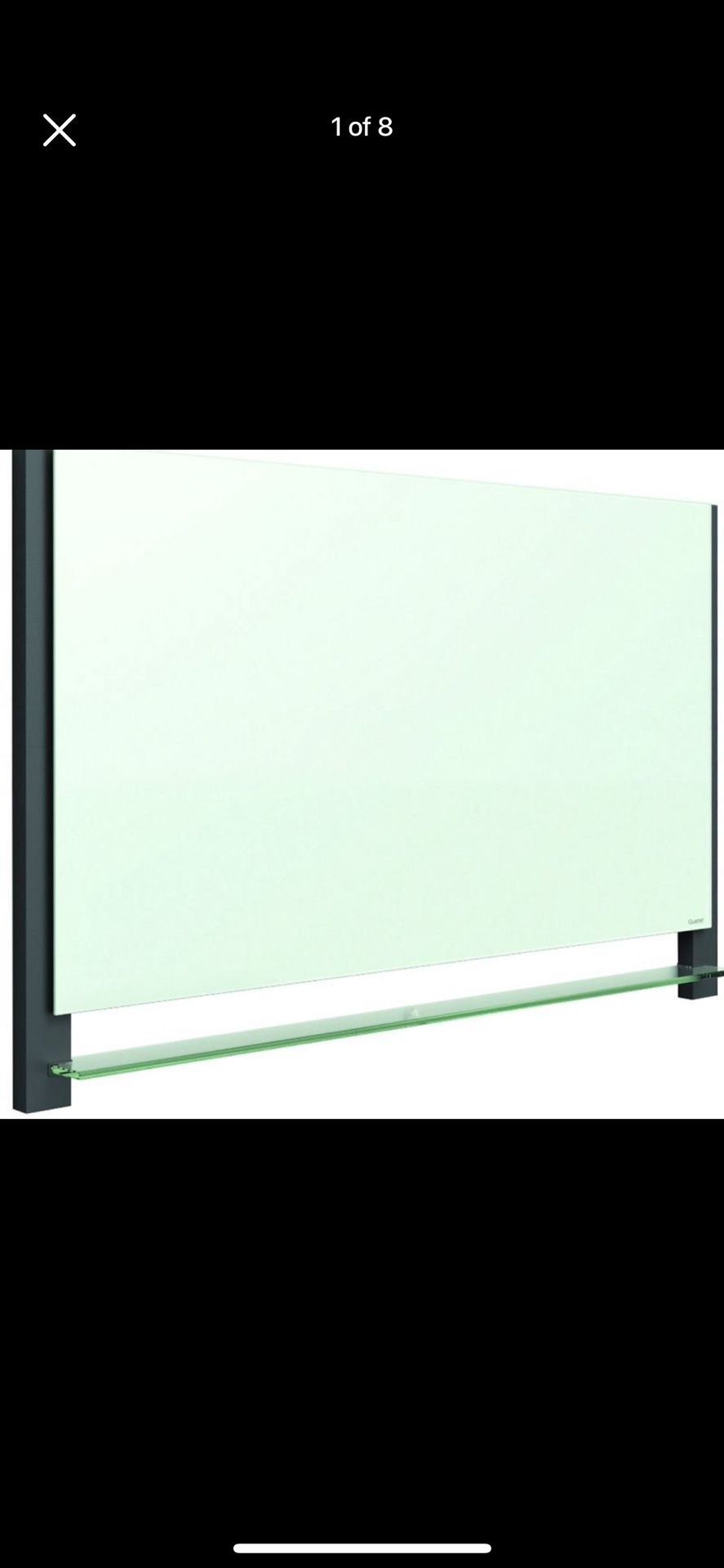 Dry erase board - Quartet Evoque Magnetic Glass Dry-Erase Boards with Invisible Mount Wide Format