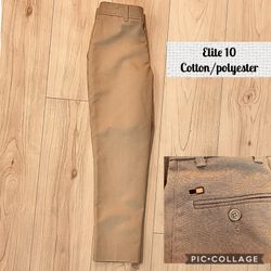 10 Boys Elite Khaki Pants Like New. Perfect With A Christmas Shirt Or Sweater. 