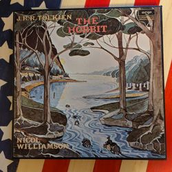 J. R. R. Tolkien The Hobbit Nicol Williamson Argo ZPL 1196/9 Vinyl 4 Record Set.